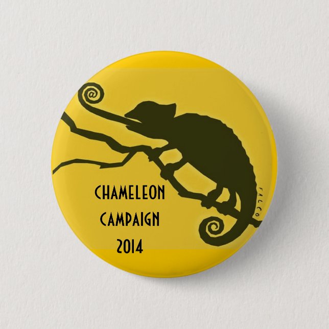 Chameleon Campain 2014 6 Cm Round Badge (Front)