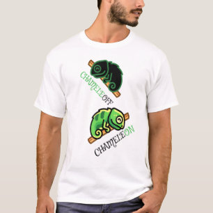 Chameleon Chameleoff Lizard Reptiles Gecko Surpris T-Shirt