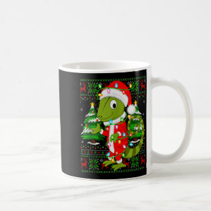 Chameleon Christmas Lights Santa Costume Ugly Xmas Coffee Mug