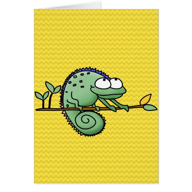 Chameleon Cute Funny  (Front)