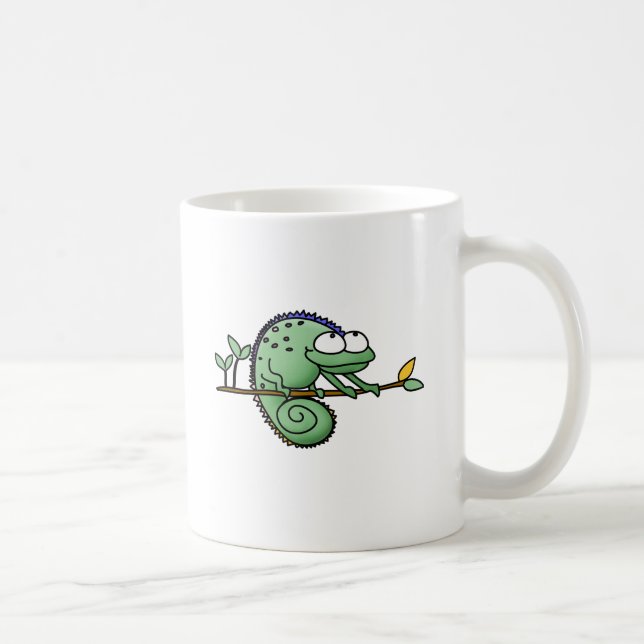 Chameleon Cute Funny  Coffee Mug (Right)