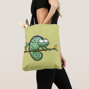 Chameleon Cute Funny Tote Bag