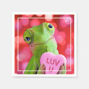 Chameleon Heart (Luv U) Napkin