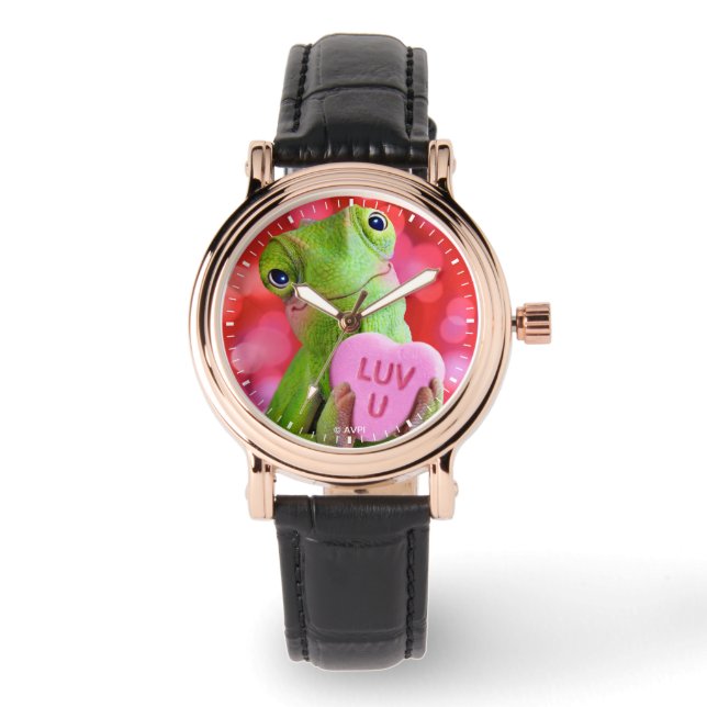 Chameleon Heart (Luv U) Watch (Front)