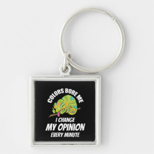 Chameleon- I Often Change My Opinion Key Ring