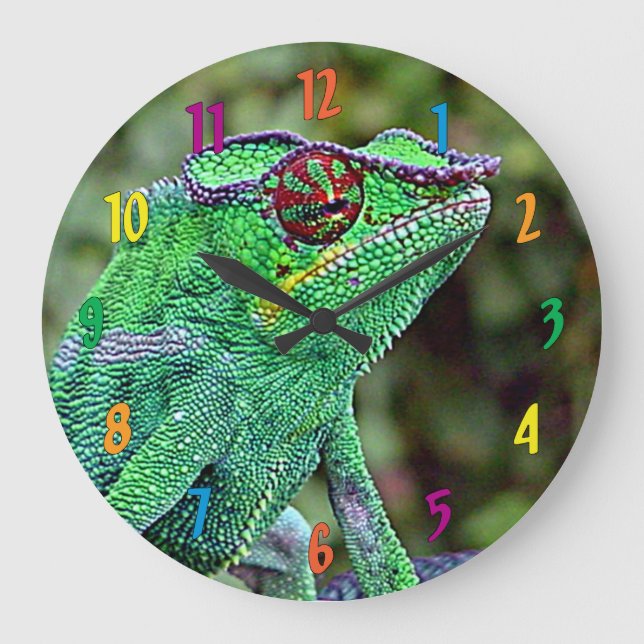 Chameleon Large Clock (Front)