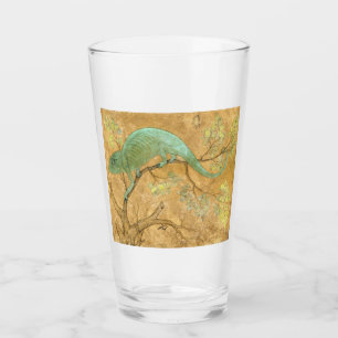 Chameleon (Lizard) (Reptile) (Mughal Art) (Asian) Glass