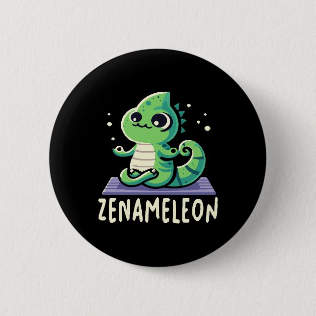 Chameleon Lover 6 Cm Round Badge (Front)