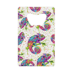 Chameleon Paint Stains Watercolor Style