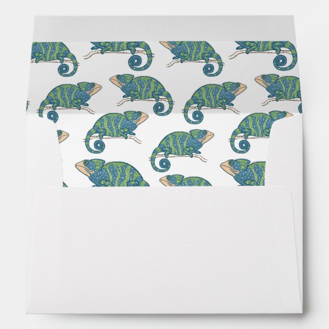 Chameleon Pattern Envelope (Back (Bottom))