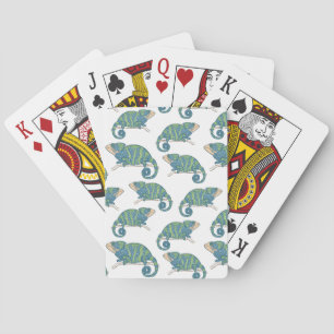 Chameleon Pattern Playing Cards