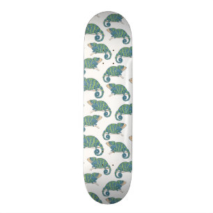 Chameleon Pattern Skateboard