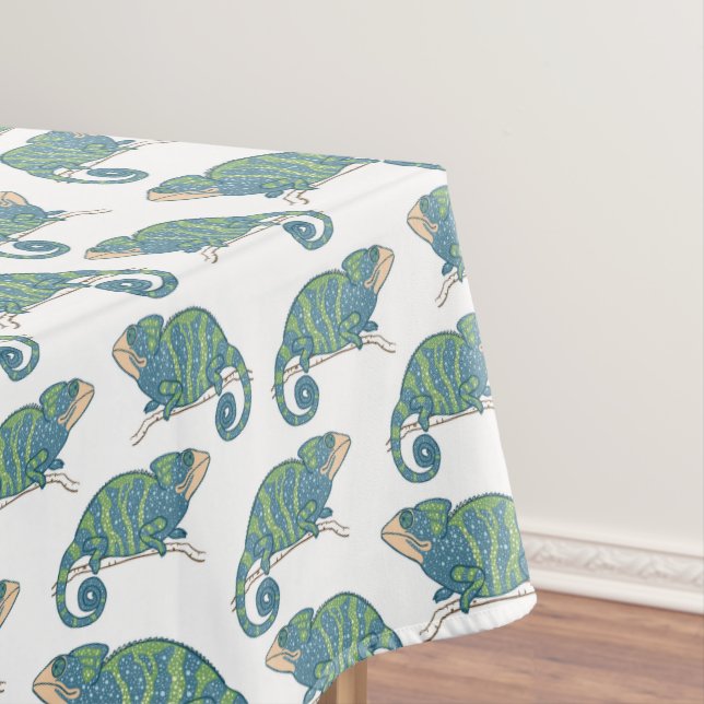 Chameleon Pattern Tablecloth (In Situ)