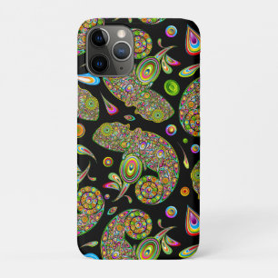 Chameleon Psychedelic Fantasy iPhone 11 Pro Case