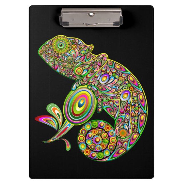 Chameleon Psychedelic Fantasy Clipboard (Front)
