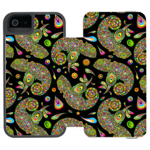 Chameleon Psychedelic Fantasy Incipio Watson™ iPhone 5 Wallet Case