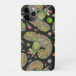 Chameleon Psychedelic Fantasy iPhone 11Pro Case