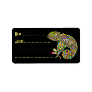 Chameleon Psychedelic Fantasy Label