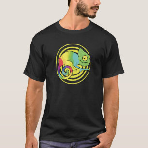 Chameleon Rainbow Colored Chameleons T-Shirt