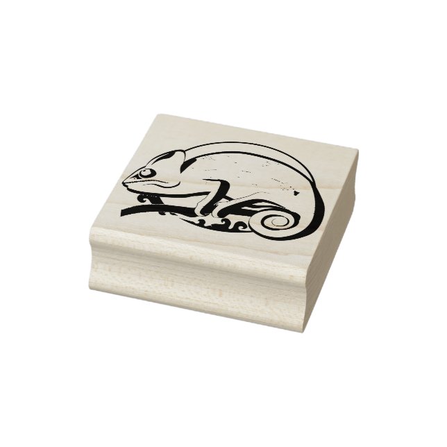 Chameleon Rubber Stamp (Stamp)