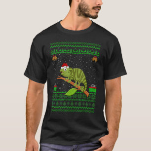 Chameleon Santa Hat Matching Ugly Chameleon Chris T-Shirt