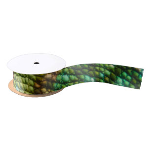 Chameleon Skin Texture Template Satin Ribbon