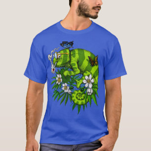 Chameleon Smoking Weed T-Shirt