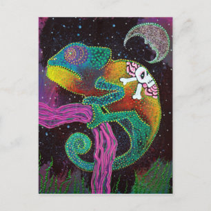 Chameleon Tattoo Postcard