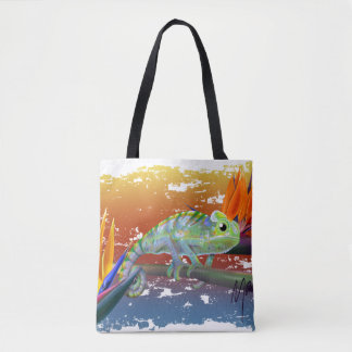 Chameleon tote bag