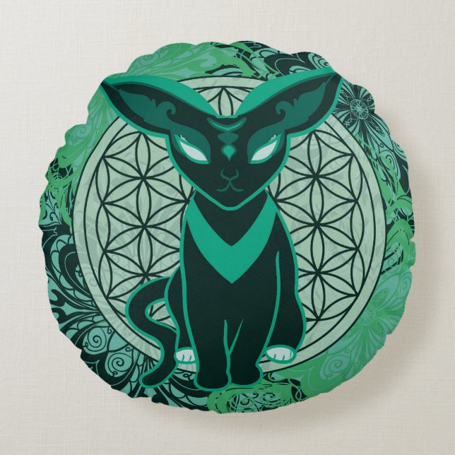 Chameleon Verpy Round Cushion (Front)