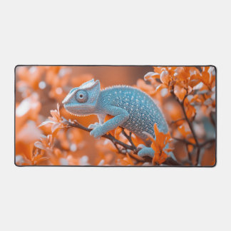 Chameleon Wild Animal Portrait Natural Environment Desk Mat