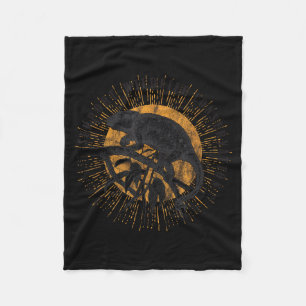 Chameleon Wildlife Conservation Animal Reptile Lov Fleece Blanket