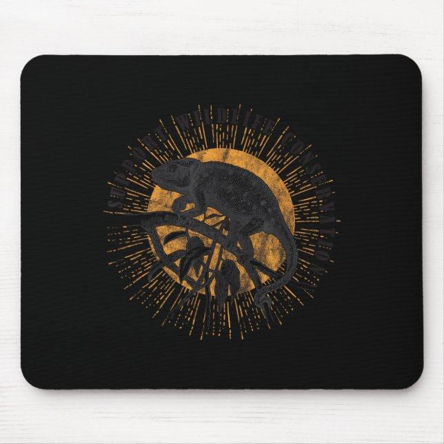 Chameleon Wildlife Conservation Animal Reptile Lov Mouse Pad (Front)