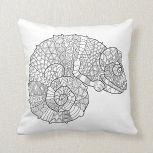 Chameleon Zendoodle Cushion