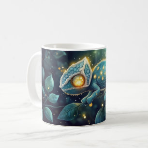 Chameleons are reptiles that belong to the lizard coffee mug