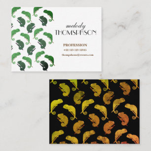 Chameleons business card
