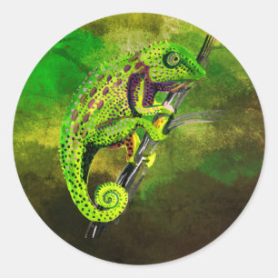 Chameleons! Classic Round Sticker