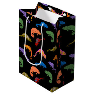 Chameleons Colourful Reptile Lizards Kids Medium Gift Bag