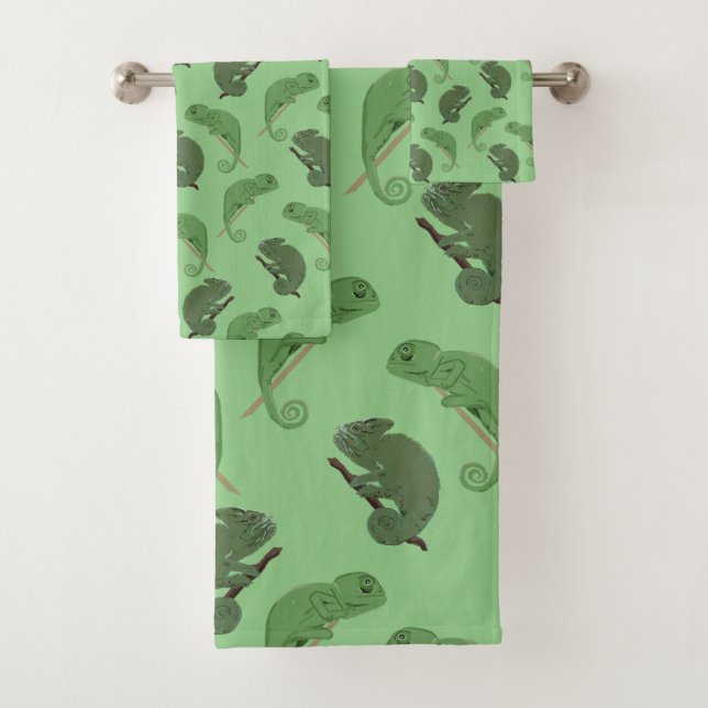Chameleons Towel Set (Insitu)