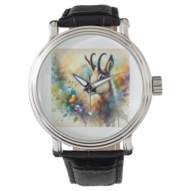 Chamois 111024AREF135 - Watercolor Watch (Front)