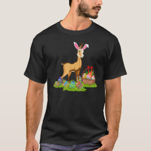Chamois Easter Egg Hunting Bunny Chamois Easter Su T-Shirt