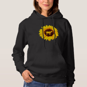 Chamois For Women Men Goat Antelope Sunflower Hoodie