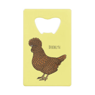 Chamois polish chicken cartoon illustration