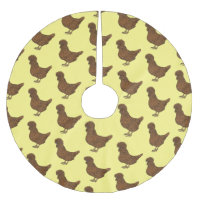 Chamois polish chicken cartoon illustration 