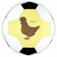 Chamois polish chicken cartoon illustration