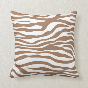 Chamoisee Zebra Animal Print Cushion