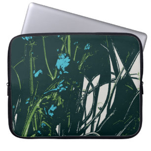 chamomile blue mood laptop sleeve