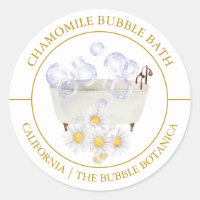 Chamomile Bubble Bath label