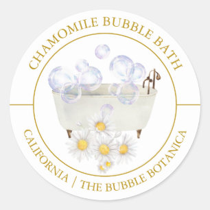 Chamomile Bubble Bath label