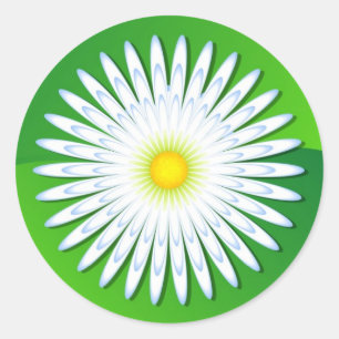 Chamomile Classic Round Sticker
